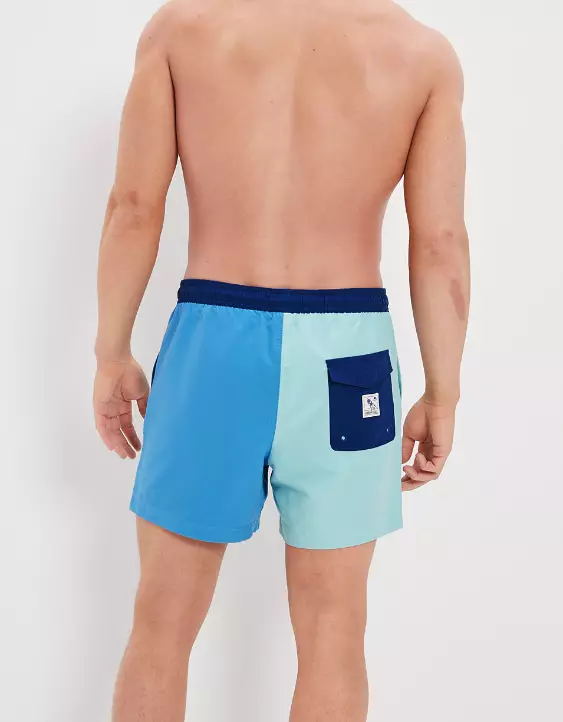 AE 5.5" Color-Block Swim Trunk 2 AE 5.5" Color-Block Swim Trunk - Image 2