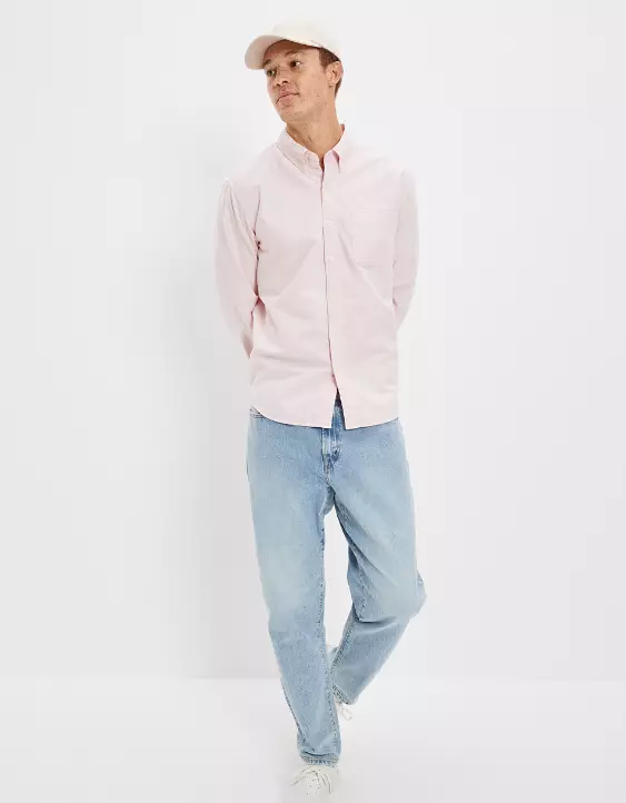 AE Everyday Oxford Button-Up Shirt 2 AE Everyday Oxford Button-Up Shirt - Image 2