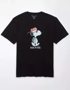 AE Super Soft Snoopy Graphic T-Shirt -BoldThreads Store 0160 1803 001 f