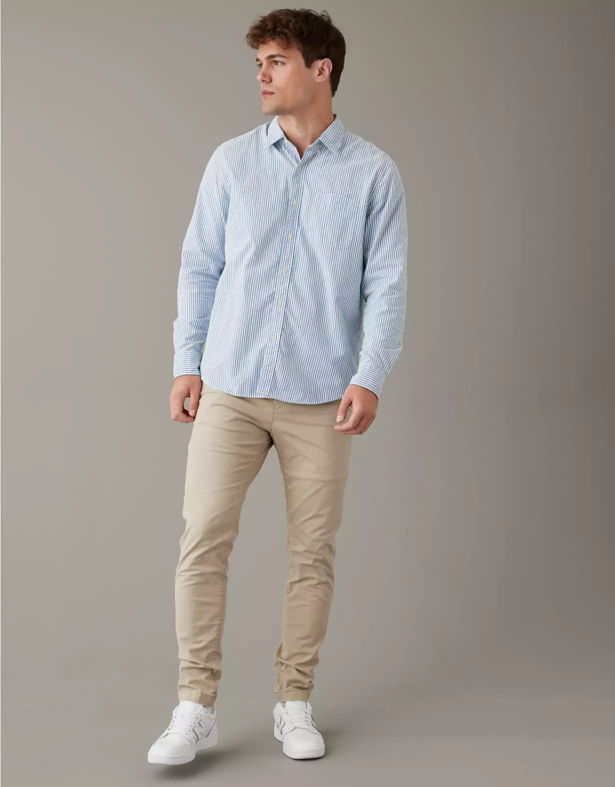 AE Flex Athletic Fit Lived-In Khaki Pant 1 AE Flex Athletic Fit Lived-In Khaki Pant