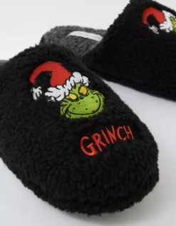 AE Grinch Fleece Slipper -BoldThreads Store 0213 7468 001 d1