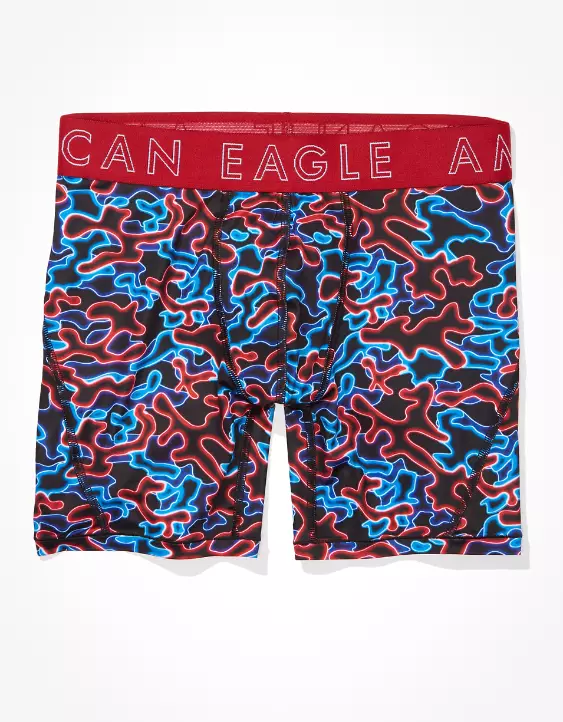 AEO Neon Camo 6" Flex Boxer Brief 3 AEO Neon Camo 6" Flex Boxer Brief - Image 3