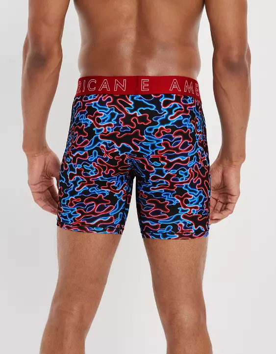 AEO Neon Camo 6" Flex Boxer Brief 2 AEO Neon Camo 6" Flex Boxer Brief - Image 2