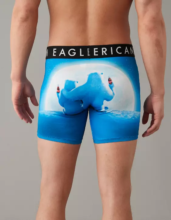 AEO Coca-Cola Moon 6" Flex Boxer Brief 2 AEO Coca-Cola Moon 6" Flex Boxer Brief - Image 2