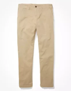 AE Flex Athletic Straight Lived-In Khaki Pant -BoldThreads Store 0523 4709 281 f
