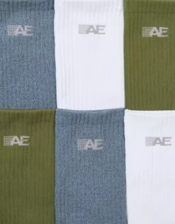 AE 24/7 Active Crew Sock 3-Pack -BoldThreads Store 2227 7349 309 b