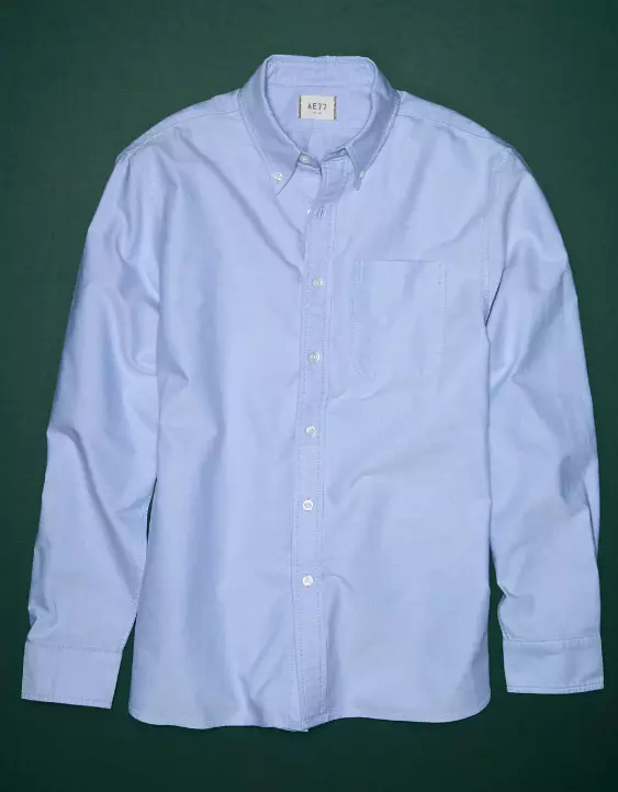 AE77 Premium Classic Oxford Shirt 3 AE77 Premium Classic Oxford Shirt - Image 3