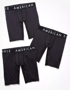 AEO Solid 9" Flex Boxer Brief 3-Pack
