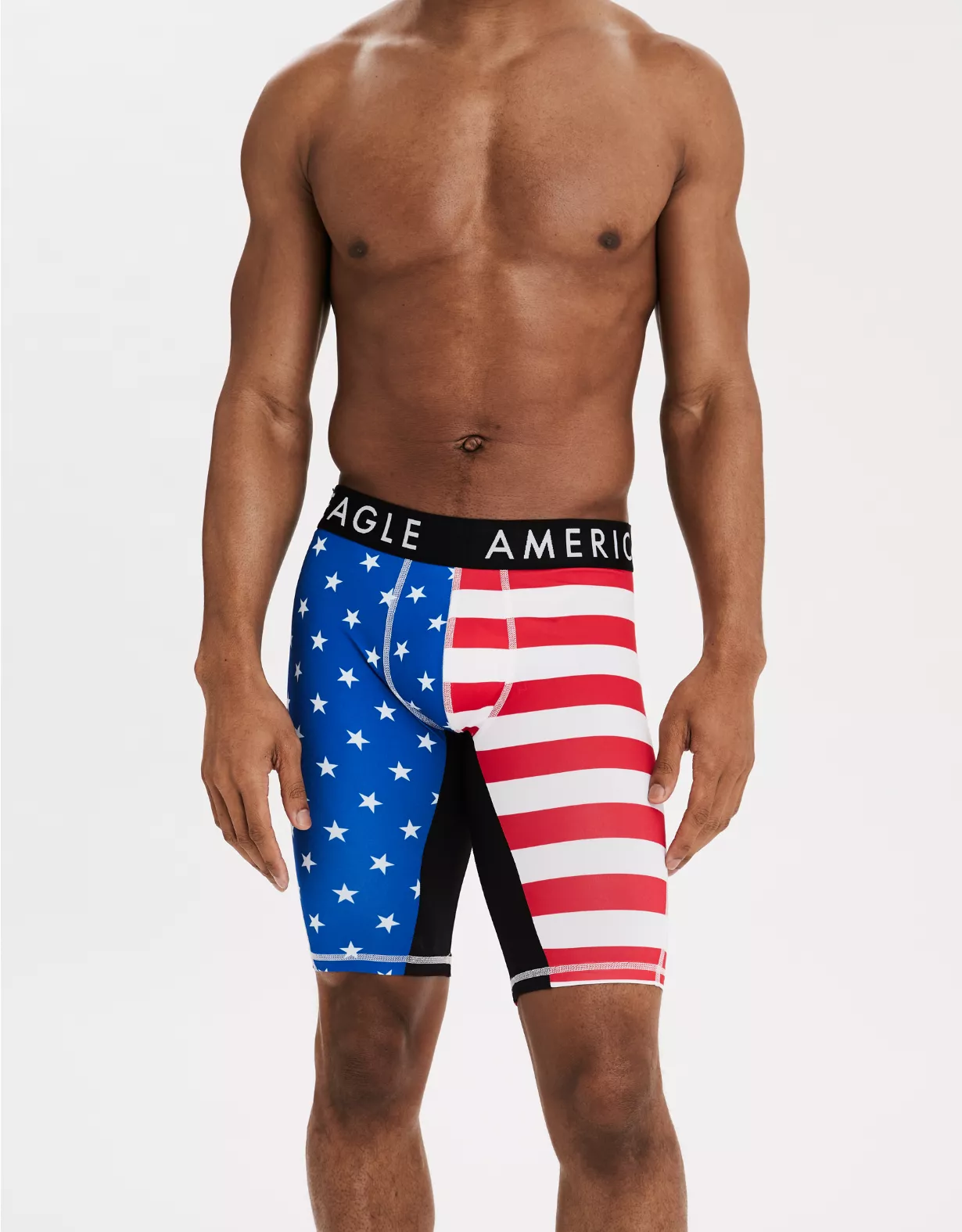 AEO Stars + Stripes 9" Flex Boxer Brief 1 AEO Stars + Stripes 9" Flex Boxer Brief