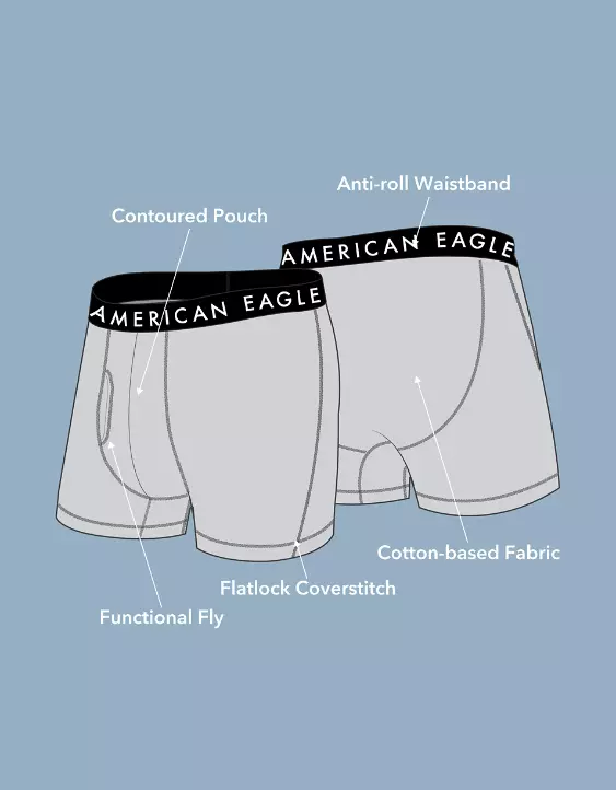 AE 4.5" Classic Boxer Brief 5-Pack 3 AE 4.5" Classic Boxer Brief 5-Pack - Image 3