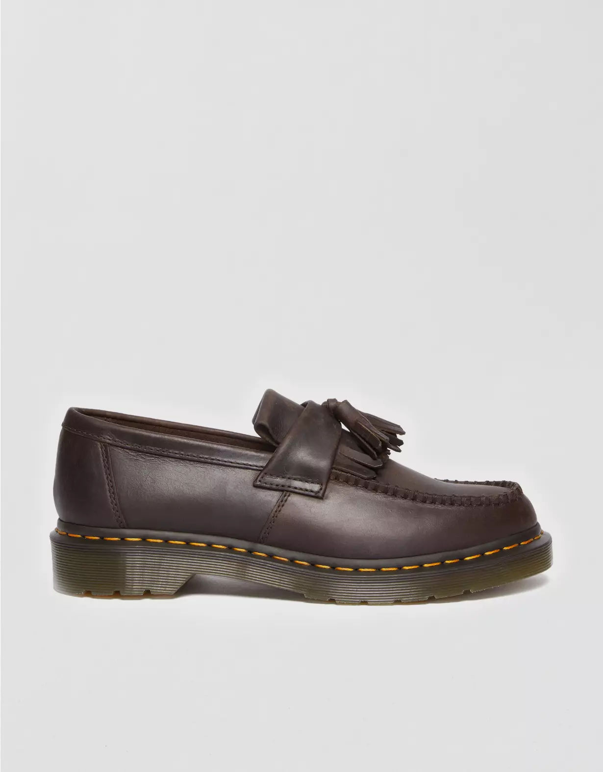 Dr. Martens Men's Adrian Yellow Stitch Tassel Loafers 1 Dr. Martens Men's Adrian Yellow Stitch Tassel Loafers